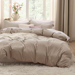 Bedsure Hazel Duvet Cover Queen Size - Soft Prewashed Queen Duvet Cover Set NEW